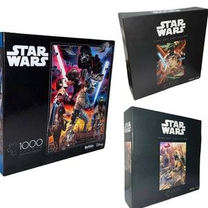 Buffalo Games Star Wars Fine Art Collection 1000 Piece Jigsaw Puzzle Bundle
